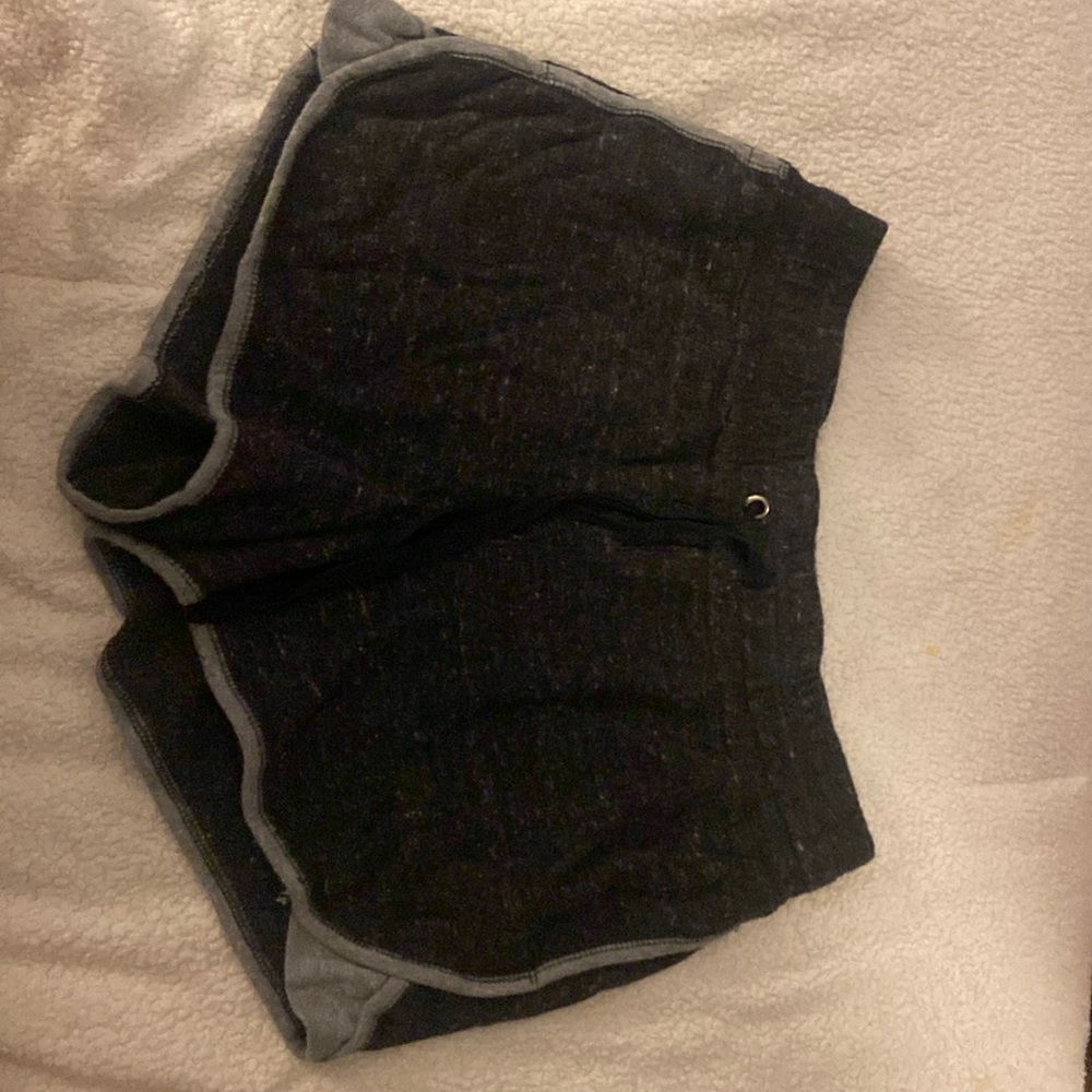 Black and grey shorts